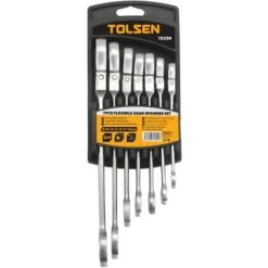 CLE'S MIXTES A' CLIQUET TETE ARTICULE'E DE 8 A' 19 MM TOLSEN