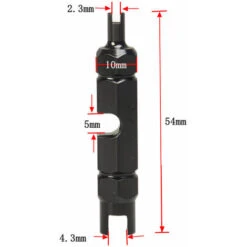 Valve De Pneu De Tube De Vélo Double Tête Multifonctions Valve Core Extracteur Remover Outils De Démontage Vélo Intérieure Tube Clé Tournevis Démontage -Silverols Magasin 80596918 5