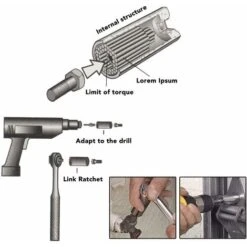 Douille Universelle 4Pcs - Clé à Douille Universelle 7-19mm, Haute Gualité Chrome Vanadium -Silverols Magasin 80931253 5