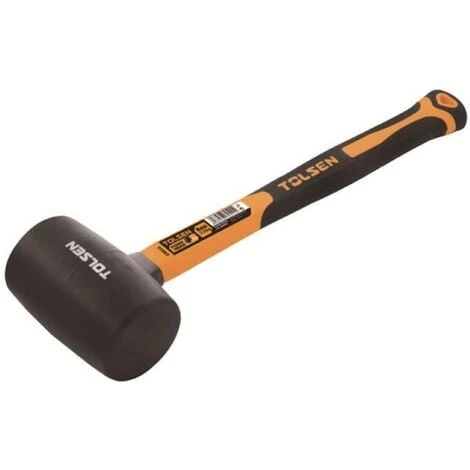 MARTEAU CAOUTCHOUC MANCHE FIBRE 900GR TOLSEN 3 MARTEAU CAOUTCHOUC MANCHE FIBRE 900GR TOLSEN