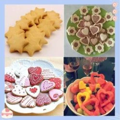 Coupe-sandwichs Emporte-pièces De Vacances Coupe-légumes Et Fruits, Couteau à Biscuits Moule à Biscuits De Qualité Alimentaire Pour Enfants, Garçons Et Filles Boîte à Bento En Forme De Cœur 11 Coupe-sandwichs Emporte-pièces De Vacances Coupe-légumes Et Fruits, Couteau à Biscuits Moule à Biscuits De Qualité Alimentaire Pour Enfants, Garçons Et Filles Boîte à Bento En Forme De Cœur -Silverols Magasin 81555100 5