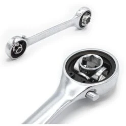 Clé à Cliquets 8 En 1 En Acier Carbone 45 - Serrage / Desserrage Rapide - Roulements à Billes -Silverols Magasin 81923124 4