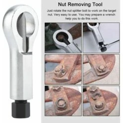 Extracteur D'écrou Endommagé Dépose D'Ecrou Séparateur Outil De Démontage Décrou (1) 11 Extracteur D'écrou Endommagé Dépose D'Ecrou Séparateur Outil De Démontage Décrou (1) -Silverols Magasin 85723459 5