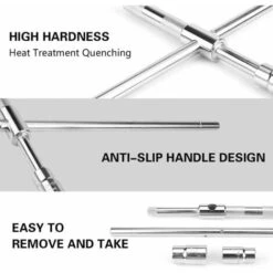 Clé En Croix Roue Voiture Économie,de Travail En Croix De Voiture Enlever L'outil De Réparation De Douille De Clé De Pneu 9 Clé En Croix Roue Voiture Économie,de Travail En Croix De Voiture Enlever L'outil De Réparation De Douille De Clé De Pneu -Silverols Magasin 85786679 3