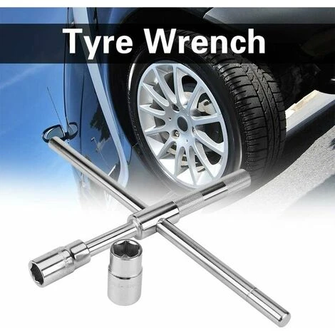 Clé En Croix Roue Voiture Économie,de Travail En Croix De Voiture Enlever L'outil De Réparation De Douille De Clé De Pneu 7 Clé En Croix Roue Voiture Économie,de Travail En Croix De Voiture Enlever L'outil De Réparation De Douille De Clé De Pneu – Image 5