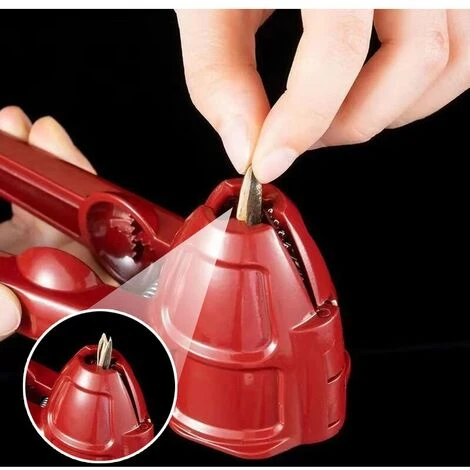 Casse-noisette Décortiqueuse Entonnoir écrou Biscuit Pince à éclaboussures Noyer Métal Décortiqueur Noix Pécan Craquelins Biscuit Casse-noix 1 Pièces 5 Casse-noisette Décortiqueuse Entonnoir écrou Biscuit Pince à éclaboussures Noyer Métal Décortiqueur Noix Pécan Craquelins Biscuit Casse-noix 1 Pièces – Image 3