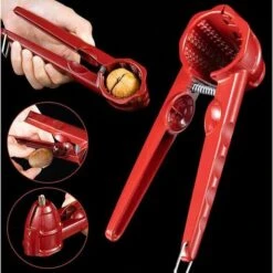 Casse-noisette Décortiqueuse Entonnoir écrou Biscuit Pince à éclaboussures Noyer Métal Décortiqueur Noix Pécan Craquelins Biscuit Casse-noix 1 Pièces 10 Casse-noisette Décortiqueuse Entonnoir écrou Biscuit Pince à éclaboussures Noyer Métal Décortiqueur Noix Pécan Craquelins Biscuit Casse-noix 1 Pièces -Silverols Magasin 85788400 4