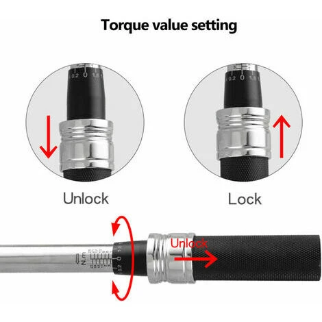 RUIOIU 1-25Nm Réglable Petite Clé Dynamométrique Vélo Jeu De Clés à Douille 7 RUIOIU 1-25Nm Réglable Petite Clé Dynamométrique Vélo Jeu De Clés à Douille – Image 5