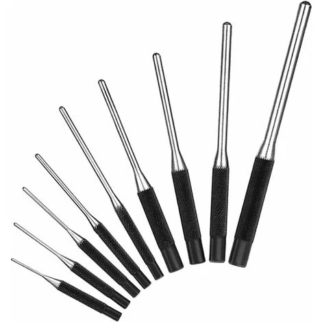 Jeu De 9 Chasses-Goupilles, Outil De Retrait De La Goupille, Pour Réparation L'Automobile, Le Montre, La Bijouterie Et L'Artisanat 6 Jeu De 9 Chasses-Goupilles, Outil De Retrait De La Goupille, Pour Réparation L'Automobile, Le Montre, La Bijouterie Et L'Artisanat – Image 4