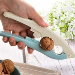 Casse-noix Multifonctionnel Pince Châtaigne Pince à Noyer Avec Poignée Antidérapante Outil à éplucher Les Noix Pour La Plupart Des Noix Ou Crustacés Noix De Pécan Noix Amandes Noisettes -Silverols Magasin 87412404 3