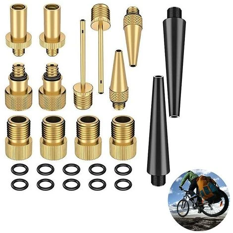 Adaptateur De Pompe à Vélo Adaptateur De Valve De Pneu Adaptateur De Pompe De Pneu De Vélo (AV DV SV) Adaptateur De Pompe/pompe à Air/compresseur 4 Adaptateur De Pompe à Vélo Adaptateur De Valve De Pneu Adaptateur De Pompe De Pneu De Vélo (AV DV SV) Adaptateur De Pompe/pompe à Air/compresseur – Image 2