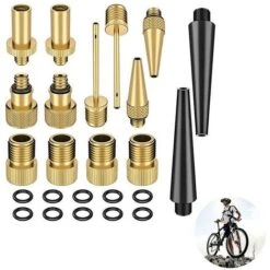 Adaptateur De Pompe à Vélo Adaptateur De Valve De Pneu Adaptateur De Pompe De Pneu De Vélo (AV DV SV) Adaptateur De Pompe/pompe à Air/compresseur 9 Adaptateur De Pompe à Vélo Adaptateur De Valve De Pneu Adaptateur De Pompe De Pneu De Vélo (AV DV SV) Adaptateur De Pompe/pompe à Air/compresseur -Silverols Magasin 87529999 3