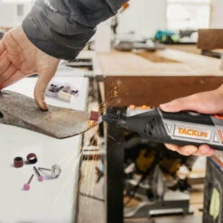 TACKLIFE Util Rotatif Avec Mandrin Universel, Outil Multifonction 135W Kit De 150 Accessoires à 6 Vitesses Réglages(35000rpm Max) Idéal Pour Découpage/Sculpture/Polisage/DIY RTSL50AC -Silverols Magasin 87563727 4