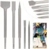 Déstockage Burin SDS Lot De 5 Burins Avec 2 Burin Pointu Et 3 Burins Plats, Outil De Forage Pour Béton 1 Déstockage Burin SDS Lot De 5 Burins Avec 2 Burin Pointu Et 3 Burins Plats, Outil De Forage Pour Béton -Silverols Magasin 88035729 1