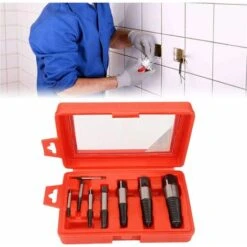 8 Pièces Extracteurs De Boulons à Vis Cassés Remover Outil De Retrait De Boulons à Vis Endommagés Pour Enlever Les Goujons Cassés, Boulons -Silverols Magasin 88622520 3