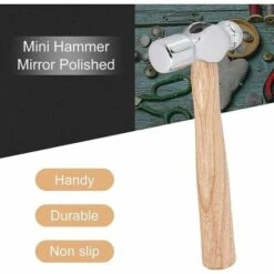 2pcs Marteau à Panne Ronde Marteau En Acier Au Carbone Marteau à Bijoux En Métal Marteau En Métal Double Face Marteau En Acier Portatif Pour Estampage De Réparation De Formage De Métal 9 2pcs Marteau à Panne Ronde Marteau En Acier Au Carbone Marteau à Bijoux En Métal Marteau En Métal Double Face Marteau En Acier Portatif Pour Estampage De Réparation De Formage De Métal -Silverols Magasin 88666650 3