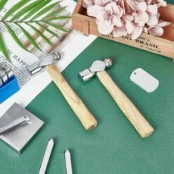 2pcs Marteau à Panne Ronde Marteau En Acier Au Carbone Marteau à Bijoux En Métal Marteau En Métal Double Face Marteau En Acier Portatif Pour Estampage De Réparation De Formage De Métal 11 2pcs Marteau à Panne Ronde Marteau En Acier Au Carbone Marteau à Bijoux En Métal Marteau En Métal Double Face Marteau En Acier Portatif Pour Estampage De Réparation De Formage De Métal -Silverols Magasin 88666650 5