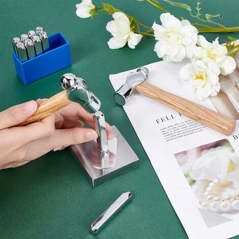 2pcs Marteau à Panne Ronde Marteau En Acier Au Carbone Marteau à Bijoux En Métal Marteau En Métal Double Face Marteau En Acier Portatif Pour Estampage De Réparation De Formage De Métal 6 2pcs Marteau à Panne Ronde Marteau En Acier Au Carbone Marteau à Bijoux En Métal Marteau En Métal Double Face Marteau En Acier Portatif Pour Estampage De Réparation De Formage De Métal – Image 4