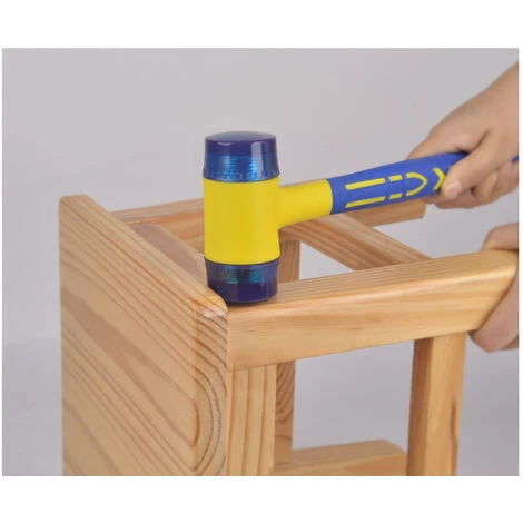 Maillet Caoutchouc, Marteau Caoutchouc Avec Manche En Fibre De Verre Antidérapant, Avec Double Face Souple 5 Maillet Caoutchouc, Marteau Caoutchouc Avec Manche En Fibre De Verre Antidérapant, Avec Double Face Souple – Image 3