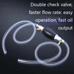 Pompe Manuelle à Grand Débit Siphon Pompe à Perfusion Tuyau Aspiration Manuelle Pompe Manuelle D'urgence Aspiration Eau Huile Essence Décapsuleur，Avec Tuyau De 1 Mètre -Silverols Magasin 88920484 2