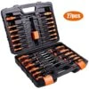 TACKLIFE TLHSS1B, Jeu De Tournevis Magnétiques 26PCS Jeu De Tournevis Professionnel Avec Boîtier Outil à Main Multi-outils -Silverols Magasin 88959165 1