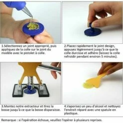 Kit Débosselage Sans Peinture,Outil Débosselage Carrosserie Avec 18 Ventouses 9 Kit Débosselage Sans Peinture,Outil Débosselage Carrosserie Avec 18 Ventouses -Silverols Magasin 90039219 3