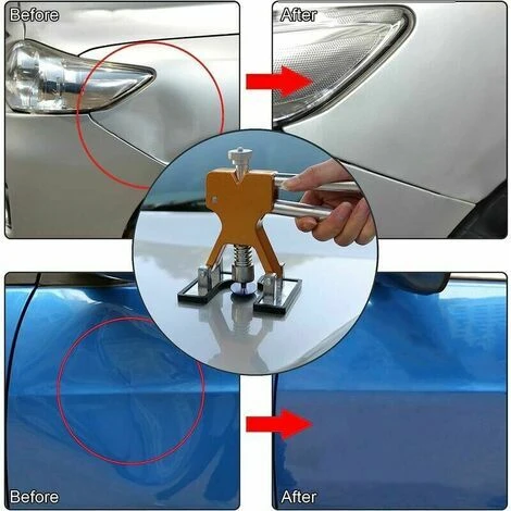 Kit Débosselage Sans Peinture,Outil Débosselage Carrosserie Avec 18 Ventouses 7 Kit Débosselage Sans Peinture,Outil Débosselage Carrosserie Avec 18 Ventouses – Image 5