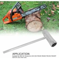 Kit De Clé De Scie à Chaîne 2 Ensembles Adapté Pour 024026 MS200T MS240 MS260 MS192t 028031032 Tronçonneuse électrique -Silverols Magasin 90530856 4