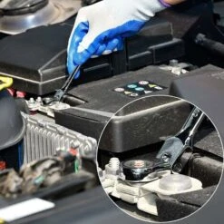 MINKUROW 6 Pièces Clés à Cliquet, Jeu De Clés Mixtes 8/10/12/13/14/17 Mm Clés Mixtes à Cliquet En Acier Au Chrome Vanadium, Clé Plate à Cliquet Avec Support à Manche De Rangement, Rotation à 180° -Silverols Magasin 91030386 5