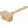 Wooden Mallet T-Shaped Wooden Hammer Carpentry Tool Professional Carpenter Woodworking Tool (l) -Silverols Magasin 91372862 1