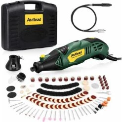 Kit D'outils Rotatifs AUTLEAD, Outil Multifonction Rotatif Filaire 170 W Avec Interrupteur De Changement De Vitesse Réglable à 6 Vitesses, 150 Accessoires Multi-usages, Pour Réparations De Bricolage,