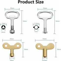 Voies Clé Multifonction 6 Pièces, Clé Triangle Clé De Interrupteur De Robinet Clé En Croix Universelle Clef Passe Partout, Pour Compteur Eau Radiateurs Compteurs Gaz Ascenseurs Coffret Electrique 10 Voies Clé Multifonction 6 Pièces, Clé Triangle Clé De Interrupteur De Robinet Clé En Croix Universelle Clef Passe Partout, Pour Compteur Eau Radiateurs Compteurs Gaz Ascenseurs Coffret Electrique -Silverols Magasin 92678876 4