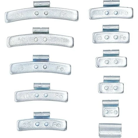 Assortiment De 36 Poids Masses D'equilibrage Pour Jante Tole Acier 4 Assortiment De 36 Poids Masses D'equilibrage Pour Jante Tole Acier – Image 2