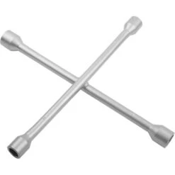 CLE' EN CROIX POUR ROUES DE VOITURE 17-19-21-23MM TOLSEN