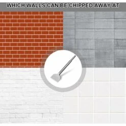 Burin à Carreaux 17x100 X 280mm Burin Plat Ciseau à Tuiles Professionnelle Pour Retirer Le Carrelage Et La Colle à Carrelage 11 Burin à Carreaux 17x100 X 280mm Burin Plat Ciseau à Tuiles Professionnelle Pour Retirer Le Carrelage Et La Colle à Carrelage -Silverols Magasin 92915485 5