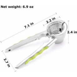 Pince à écrous De Fleur De Casse-noisette Casse-noix Avec Poignée En Silicone Antidérapante Pinces à Décortiquer Pour Pistaches Noix De Pécan Noix Amandes Noisettes -Silverols Magasin 94303338 2