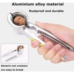 Pince à écrous De Fleur De Casse-noisette Casse-noix Avec Poignée En Silicone Antidérapante Pinces à Décortiquer Pour Pistaches Noix De Pécan Noix Amandes Noisettes -Silverols Magasin 94303338 3