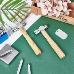 2pcs Marteau à Panne Ronde Marteau En Acier Au Carbone Marteau à Bijoux En Métal Marteau En Métal Double Face Marteau En Acier Portatif Pour Estampage De Réparation De Formage De Métal 11 2pcs Marteau à Panne Ronde Marteau En Acier Au Carbone Marteau à Bijoux En Métal Marteau En Métal Double Face Marteau En Acier Portatif Pour Estampage De Réparation De Formage De Métal -Silverols Magasin 94700169 5