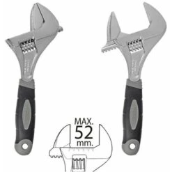 Wolfpack Clé à Molette Grande Ouverture 52 Mm. Mesurer 10