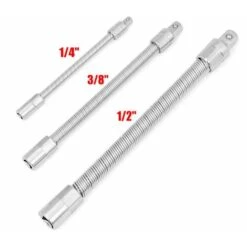 1/2" 250mm Entraînement Manchon Flexible Rallonge Tige Adaptateur Clé à Cliquet -Silverols Magasin 95377727 5