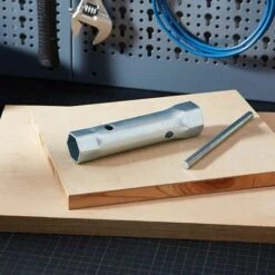 Clé à Tube Métrique En Métal Pour Robinet - Écrou Arrière Monobloc - 34 à 40 Mm - Extra Longue - Pour Valves De Tuyau (1 Pièce)argent, 11 Clé à Tube Métrique En Métal Pour Robinet - Écrou Arrière Monobloc - 34 à 40 Mm - Extra Longue - Pour Valves De Tuyau (1 Pièce)argent, -Silverols Magasin 95881718 5