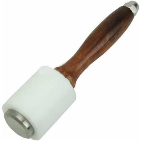 Marteau Maillet En Nylon Maroquinerie Sculptant Cuir De Vachette Coudre Outils Pour Cuir Repoussage Modelage Maroquinerie Avec Manche En Bois 6 Marteau Maillet En Nylon Maroquinerie Sculptant Cuir De Vachette Coudre Outils Pour Cuir Repoussage Modelage Maroquinerie Avec Manche En Bois – Image 4