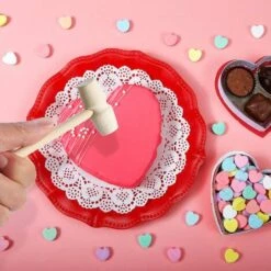 Maillet　Maillet En Bois Crabe Fruits De Mer Craquelin En Bois Mini Marteau En Bois De Coquille De Craquelin Accessoires Pour Fruit De Mer Outil De Homard Artisanat Du Cuir (24 Pièces) -Silverols Magasin 96338771 2