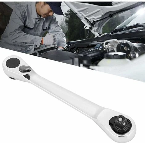 Clé à Cliquet Jeu De Clés à Cliquet - Mini Tournevis à Douille à Cliquet 1/4"Clé Dynamométrique Hexagonale (Size : 130 Mm) 4 Clé à Cliquet Jeu De Clés à Cliquet - Mini Tournevis à Douille à Cliquet 1/4"Clé Dynamométrique Hexagonale (Size : 130 Mm) – Image 2