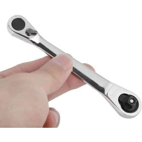 Clé à Cliquet Jeu De Clés à Cliquet - Mini Tournevis à Douille à Cliquet 1/4"Clé Dynamométrique Hexagonale (Size : 130 Mm) 6 Clé à Cliquet Jeu De Clés à Cliquet - Mini Tournevis à Douille à Cliquet 1/4"Clé Dynamométrique Hexagonale (Size : 130 Mm) – Image 4