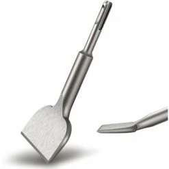 Burin SDS PLUS Carrelage, Ciseau à Carrelage 165mm X 75mm Haute Qualité Nouvellement Améliorés, Burin Pour Carreleur, Ciseau à Tuiles Courbé Ciselé Pour Céramique Et Carreaux De Sol,Dolaso