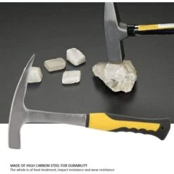 Marteau Tubulaire De Brique D'Arbre Marteau De Brique Géologique à Double Tête Plate Pour Tuile Maçonnerie D'Étude Géologique(S) -Silverols Magasin 97444163 3