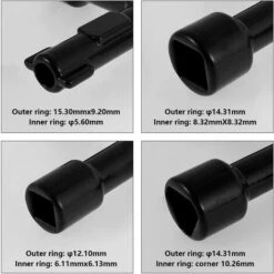 Clé Utilitaire Multifonction Cross Triangle Key Pour Gaz D'Eau Électrique Box Armoire à Pharmacie Clé D'Ouverture (noir) -Silverols Magasin 97501217 4