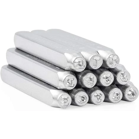 42PCS Jeu De Timbres En Métal, Lettres Et Chiffres, 3 Mm, Acier Au Carbone, A-Z Et 0-9, Symboles De L'amour, Outil De Presse Pour Perforation De Poinçons Pour Timbres Majuscules 7 42PCS Jeu De Timbres En Métal, Lettres Et Chiffres, 3 Mm, Acier Au Carbone, A-Z Et 0-9, Symboles De L'amour, Outil De Presse Pour Perforation De Poinçons Pour Timbres Majuscules – Image 5