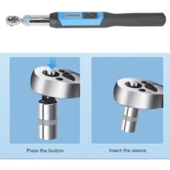 Clé DynamoméTrique NuméRique, Clé DynamoméTrique éLectronique RéGlable PréRéGlée 1/4 Po Sens Horaire : ±2 % Sens Antihoraire : ±2,5 % PréCision Du Couple -Silverols Magasin 98031800 4